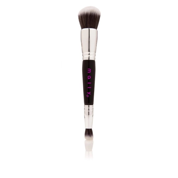 🆕 NIB Mally Beauty Double Ended Powder Brush - Picture 2 of 3